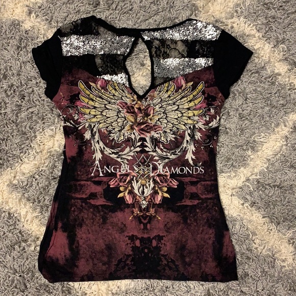 Angels & Diamonds tee - Picture 2 of 2